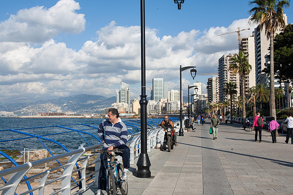 Beirut Along the Corniche