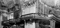 Vienna, Austrian National Library (Hofbibliothek) balcony