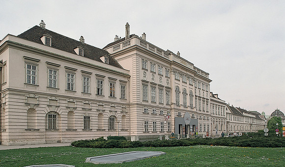 Vienna, Hofstallung (Museumsquartier) facade 3