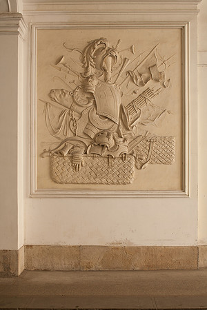 Vienna, City Palace of Prince Eugene, carriageway relief 4