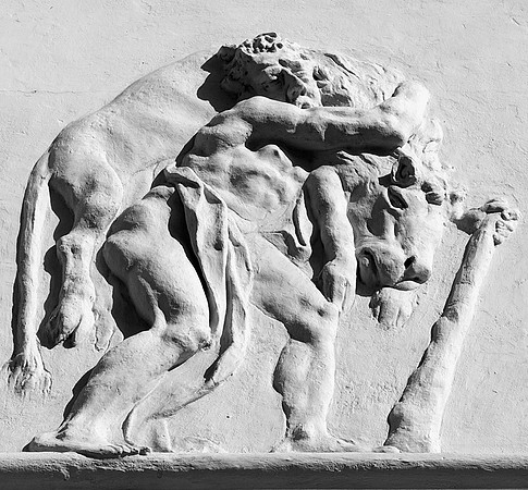 Vienna, Schönborn-Batthyany Palace relief 2