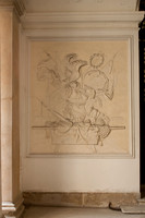 Vienna, City Palace of Prince Eugene, carriageway relief 2