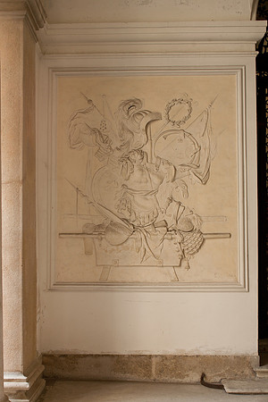 Vienna, City Palace of Prince Eugene, carriageway relief 2