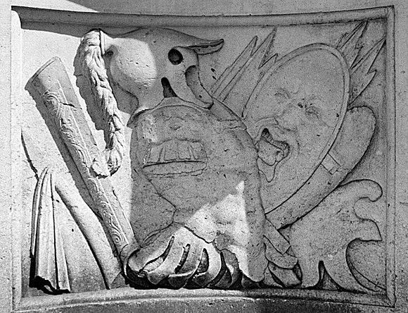 Salzburg, Hofmarstall (Festival Hall) podium relief
