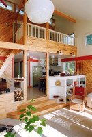 To Loft and Kitchen