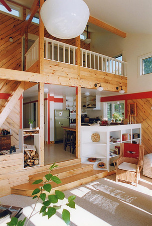 To Loft and Kitchen