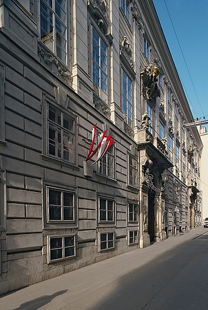 Vienna, City Palace of Prince Eugene facade