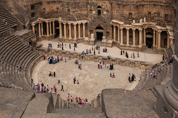 Roman Amphitheater Bosra Syria