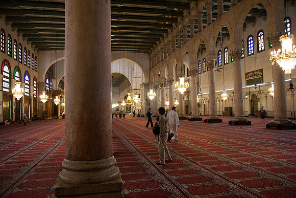 Damascus Great Mosque Prayer Hall Int