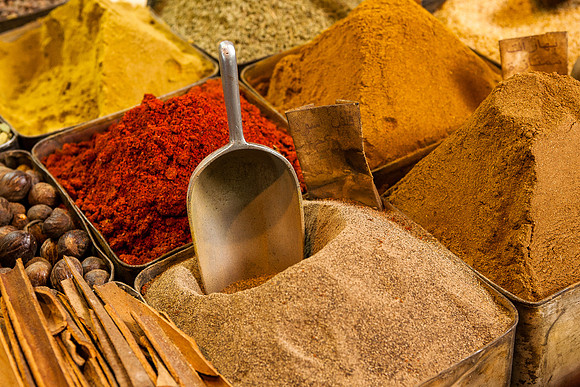 Damascus Spices in Souk al-Bzouriyya