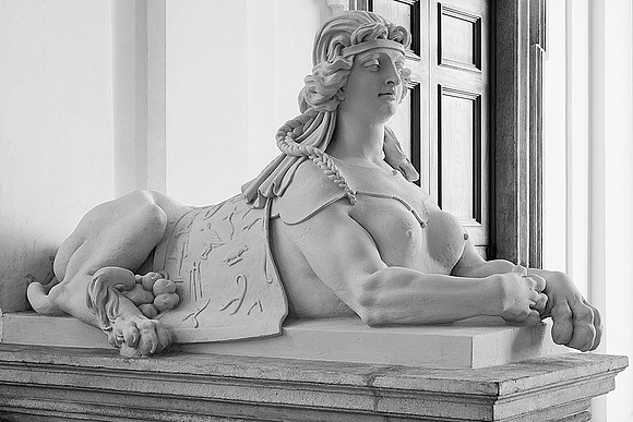 Vienna, Trautson Palace sphinx right