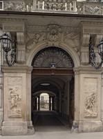 Vienna, City Palace of Prince Eugene entry portal