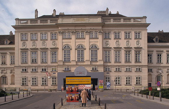 Vienna, Hofstallung (Museumsquartier) facade 1