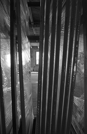Plastic-Wrapped Doors 3