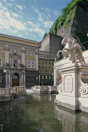 Salzburg, Hofmarstall (Festival Hall) horse bath