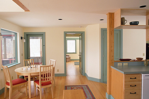 Dining to MBR and Porch on left