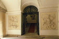 Vienna, City Palace of Prince Eugene stair entry