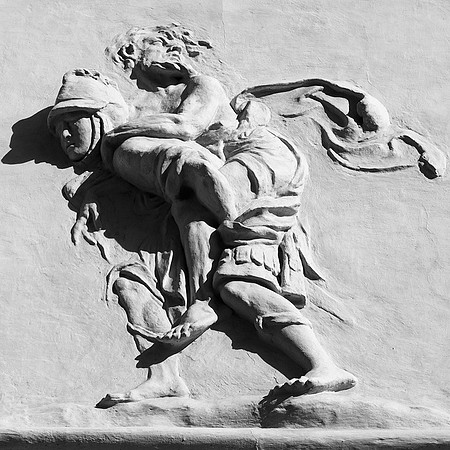 Vienna, Schönborn-Batthyany Palace relief 3
