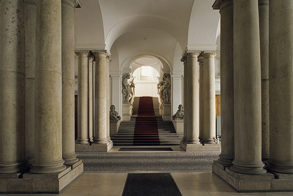 Vienna, Trautson Palace vestibule and stair