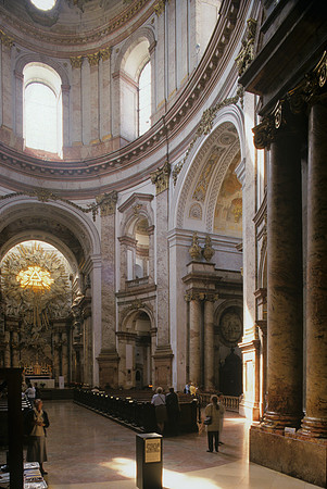 Vienna, Karlskirche, interior detail 2