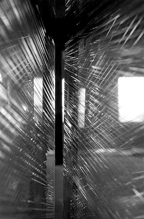 Plastic-Wrapped Doors