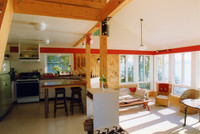 Kitchen and LR