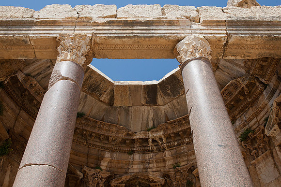 Baalbek Great Courtyard Wall Detail