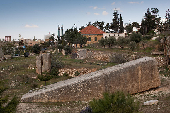 Baalbek Roman Quarry Partially Carved Foundation Block for Temples
