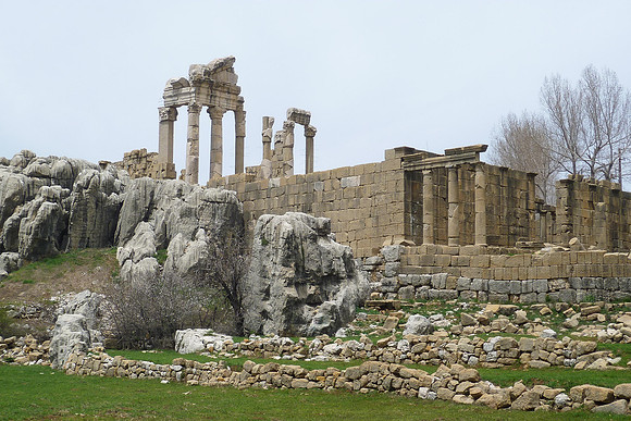 Qalaat Faqra Partially Restored Roman Temple