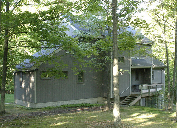 House before Front Entry and Rear Deck Revisions