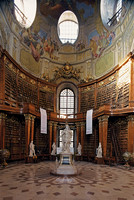 Vienna, Austrian National Library (Hofbibliothek) oval pavilion