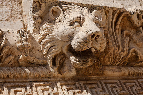 Baalbek Fallen Cornice Temple of Jupiter